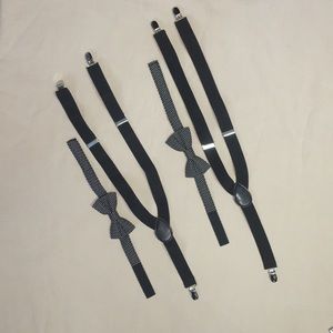 Boys Bow Tie & Suspenders Set